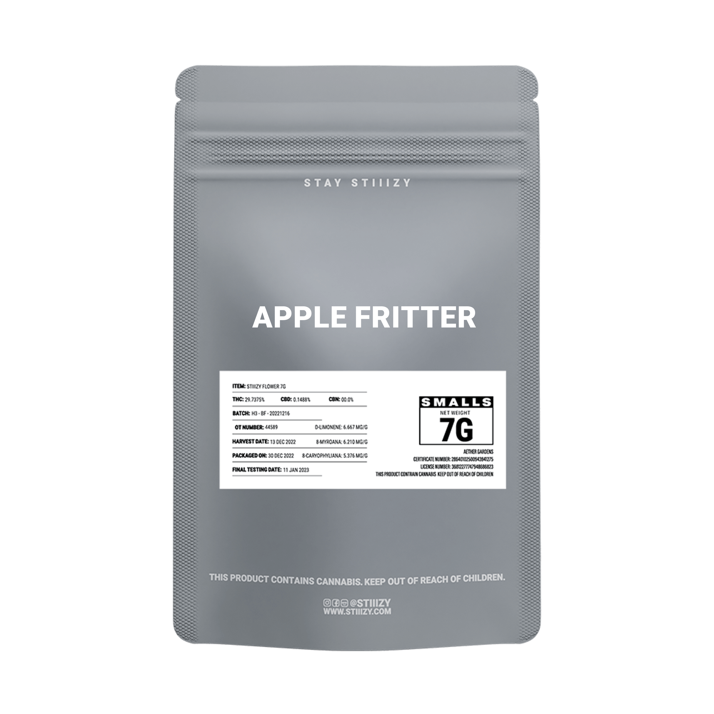 APPLE FRITTER - GREY LABEL 7G*